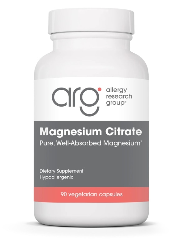 Magnesium Citrate 170mg x90 Caps - Allergy - Allergy Research Group - Allergy Research Group