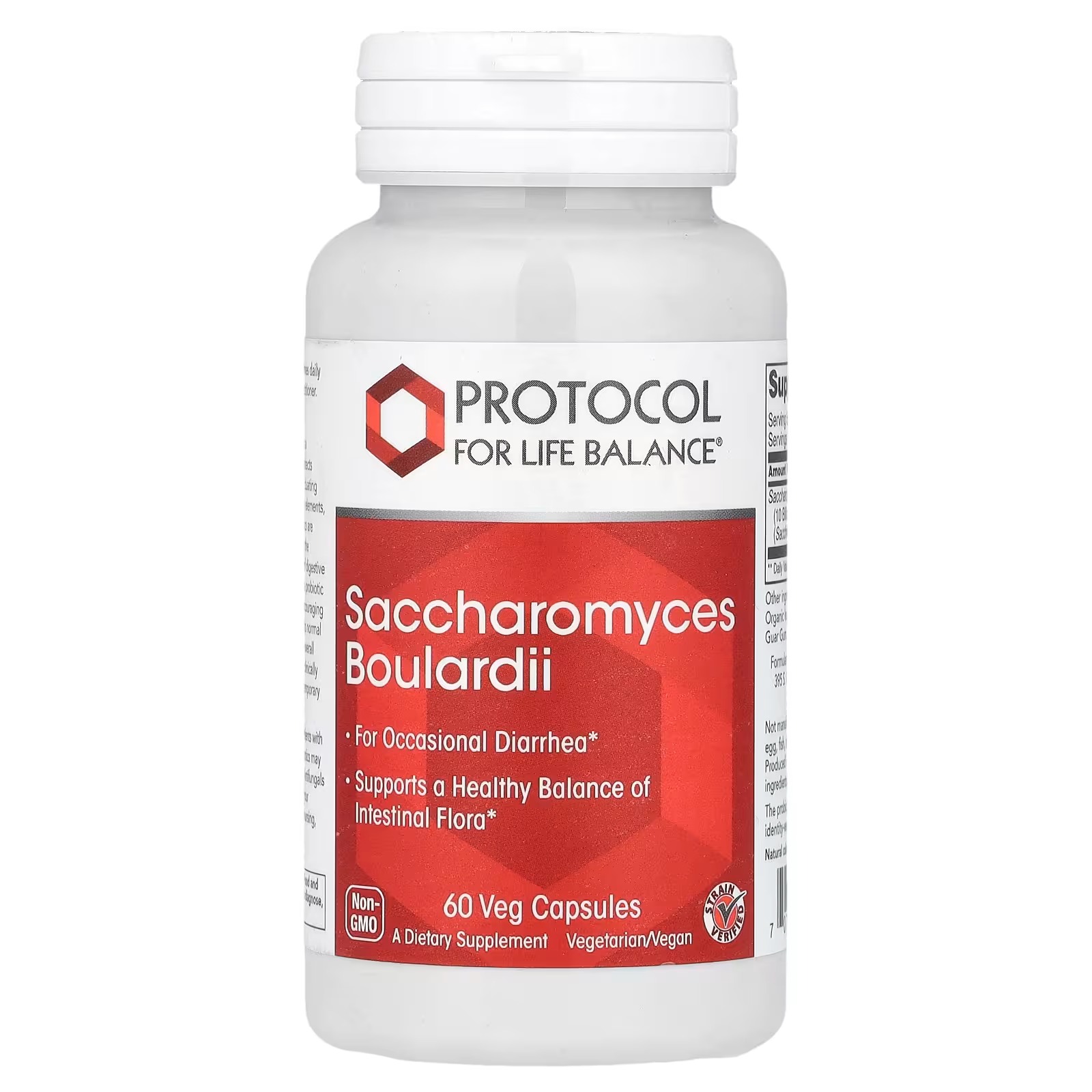 Saccharomyces Boulardii 10 Billion x60 - Protocol For Life Balance - Protocol For Life Balance
