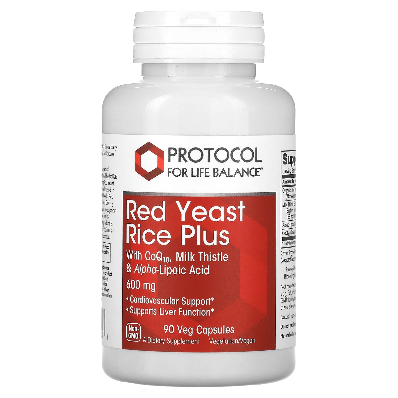 Red Yeast Rice Plus x90 C. - Protocol For Life Balance - Protocol For Life Balance