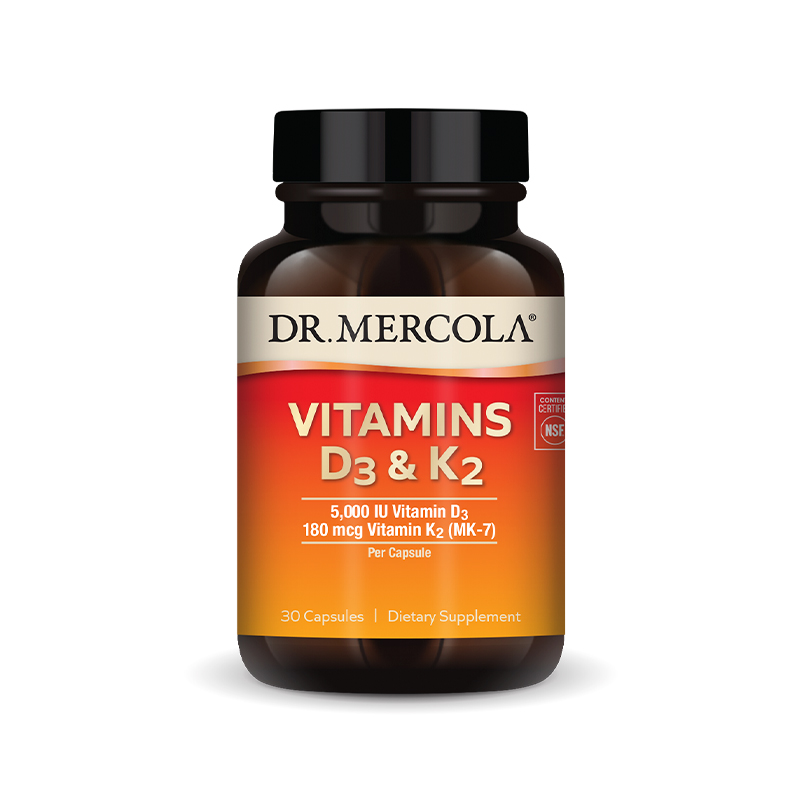 Vitamins D3 5000 & K2 x30 C. Mercola D3k - Dr. Mercola