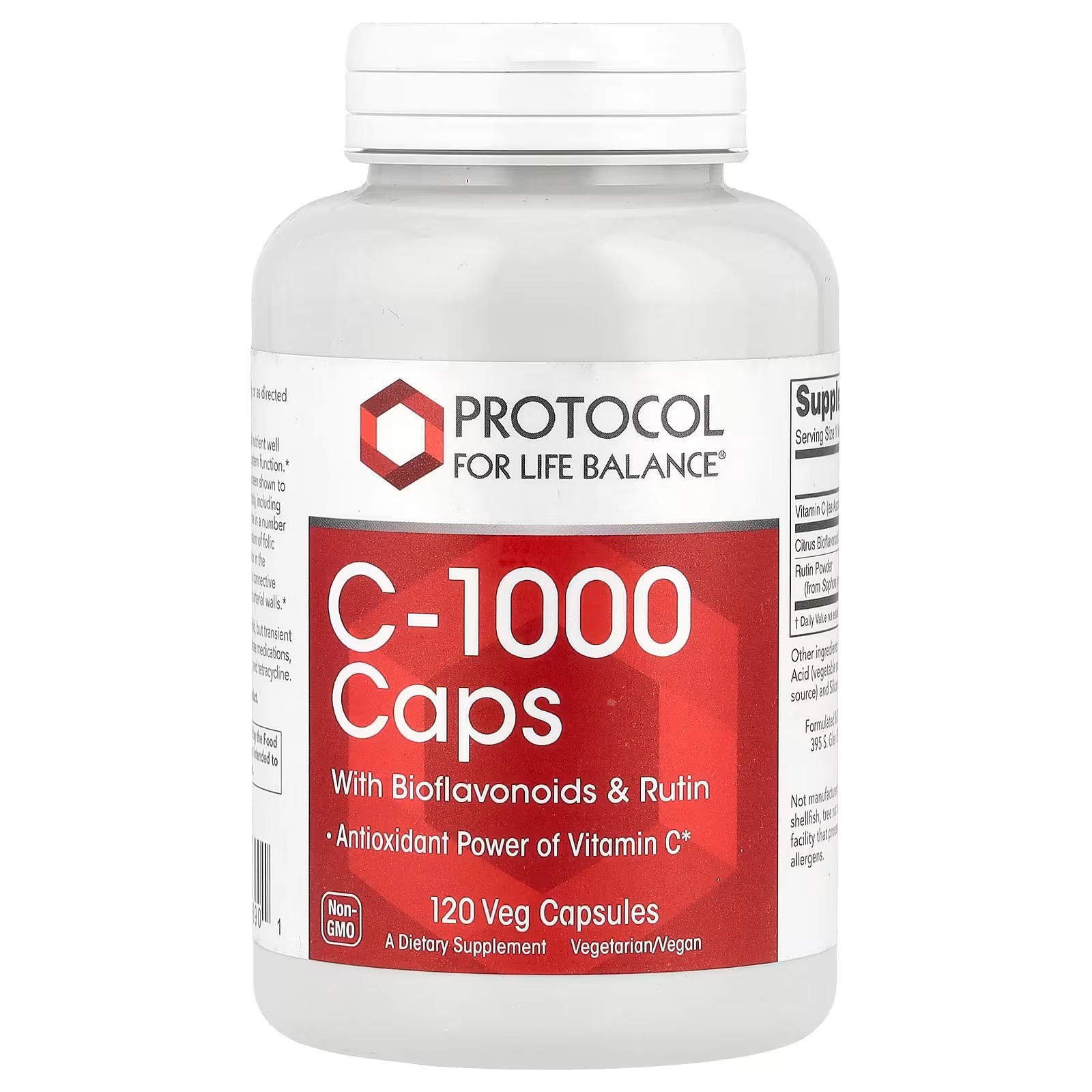 C-1000 Caps x120 C. - Protocol For Life Balance - Protocol For Life Balance
