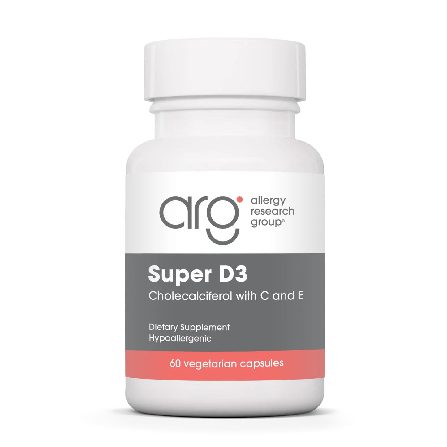 Super D3 (Vitamin D + C+ E) x60 Caps - Allergy Research Group
