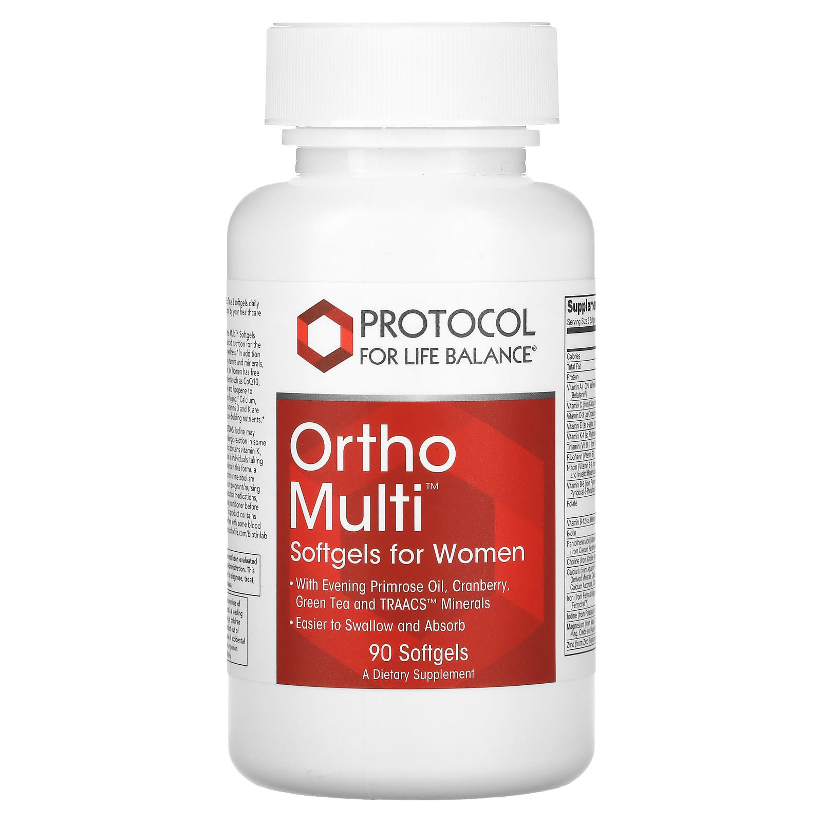 Ortho Multi for Women x90 Sg. - Protocol For Life Balance - Protocol For Life Balance