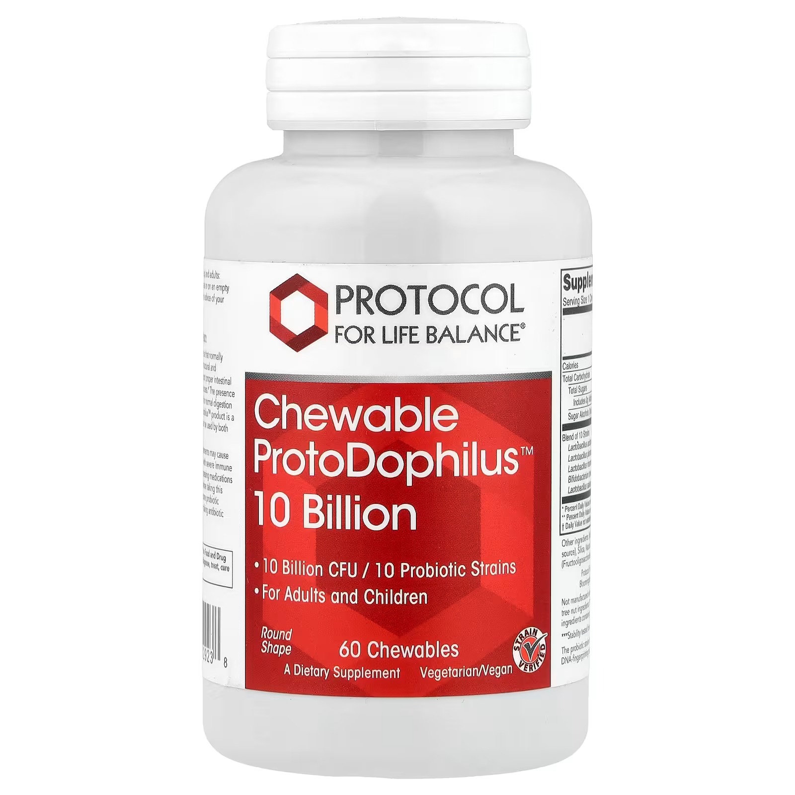ProtoDophilus 10 Billion x60 Masticables - Protocol For Life Balance