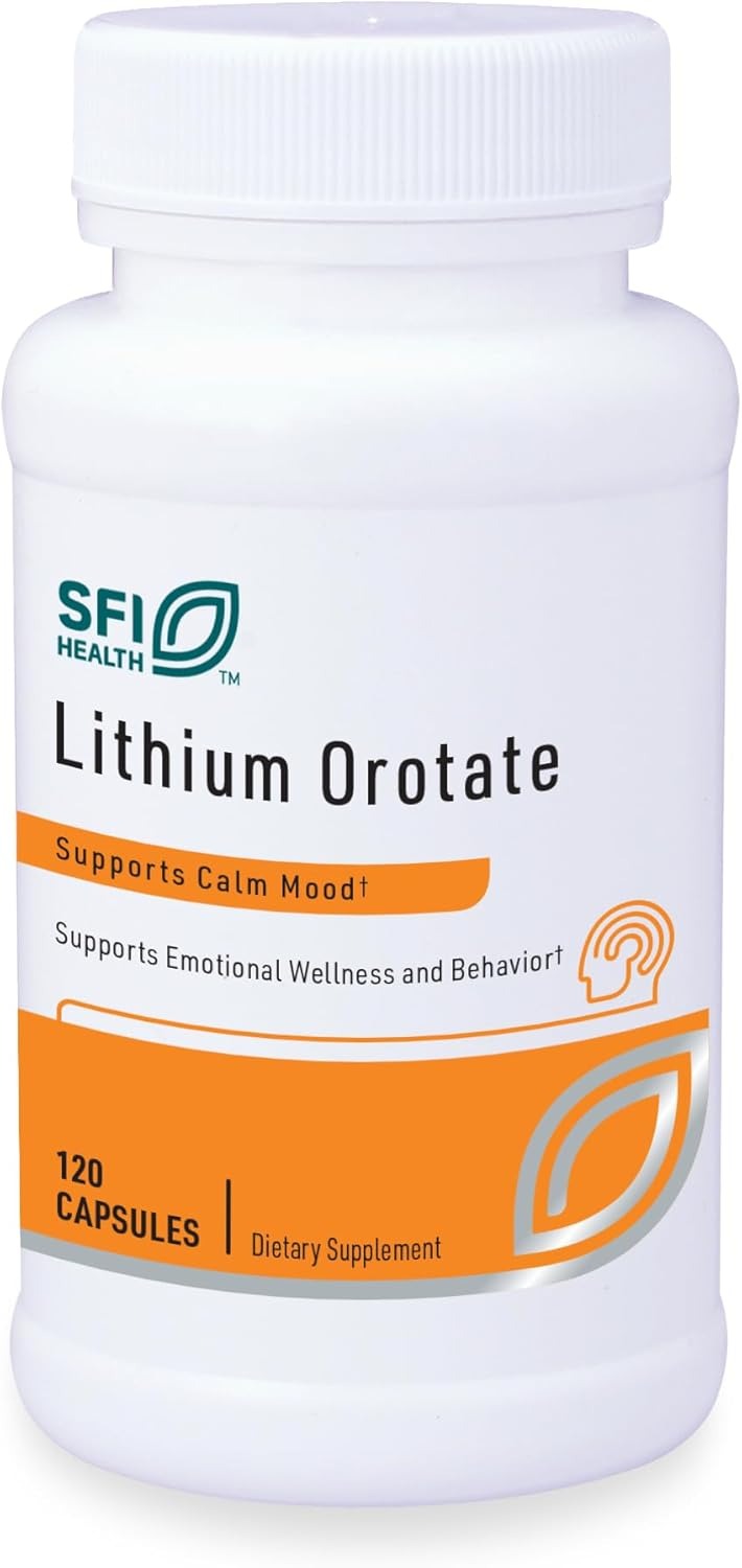 Lithium Orotate 4.8mg x120 C. - SFI Health - SFI Health