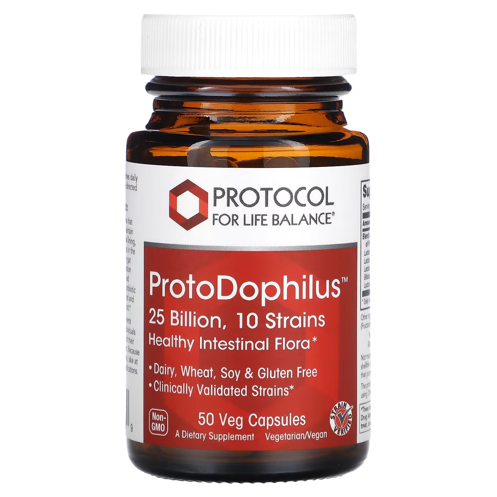 ProtoDophilus 25 Billion 10 Strains x50 C. - Protocol For Life Balance - Protocol For Life Balance