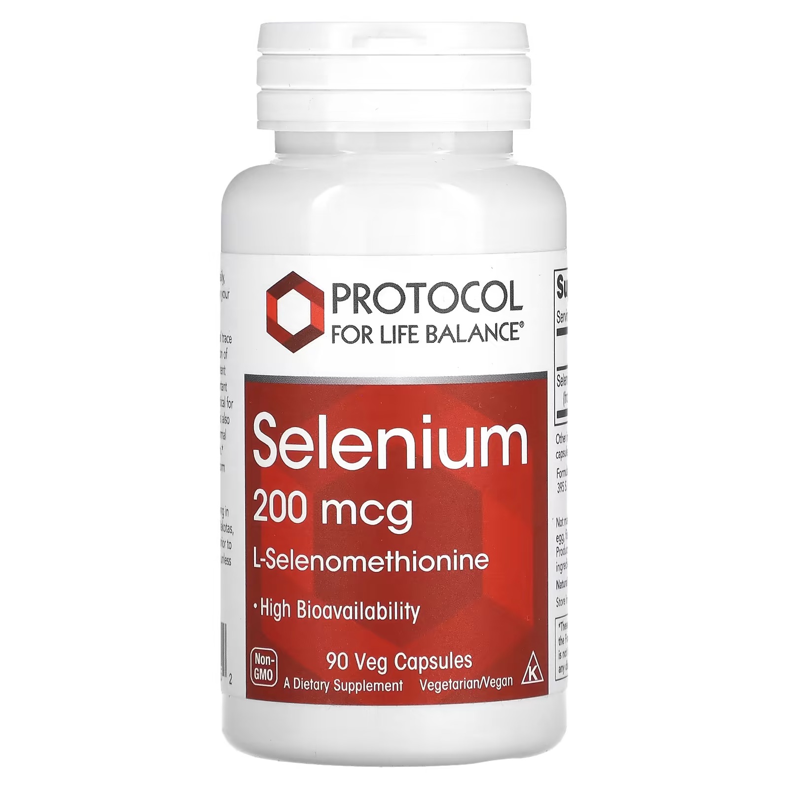Selenium 200mcg x90 C. - Protocol For Life Balance - Protocol For Life Balance