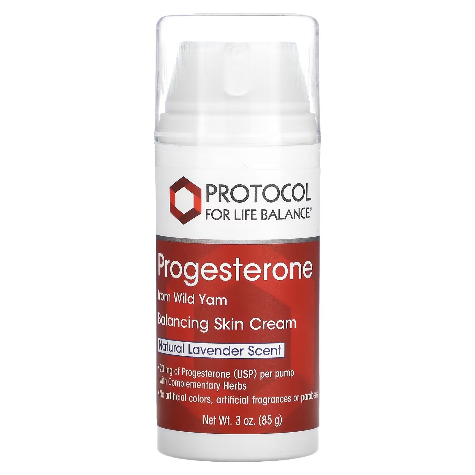 Progesterone Natural Lavender 85g - Protocol For Life Balance - Protocol For Life Balance
