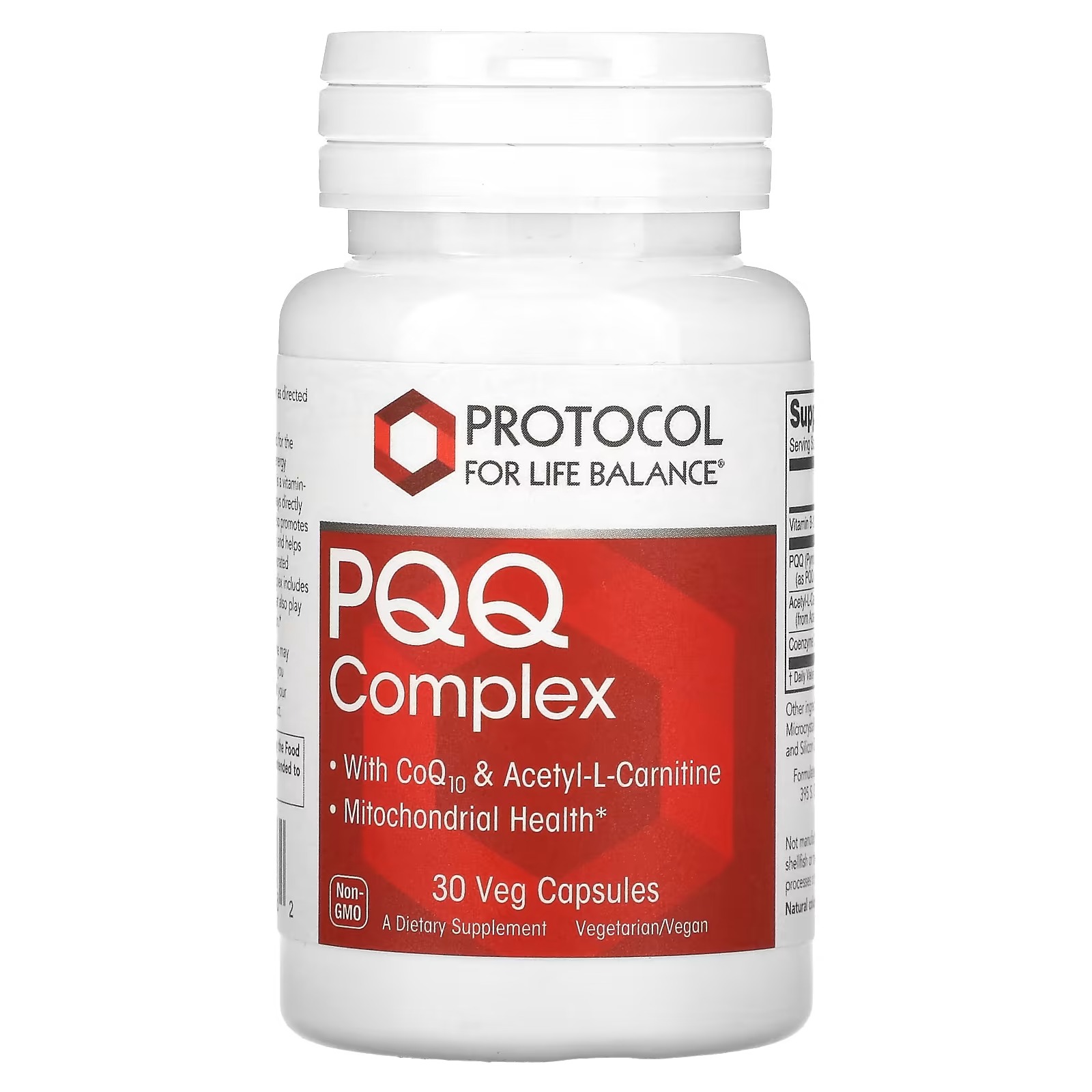PQQ Complex x30 C. - Protocol For Life Balance - Protocol For Life Balance