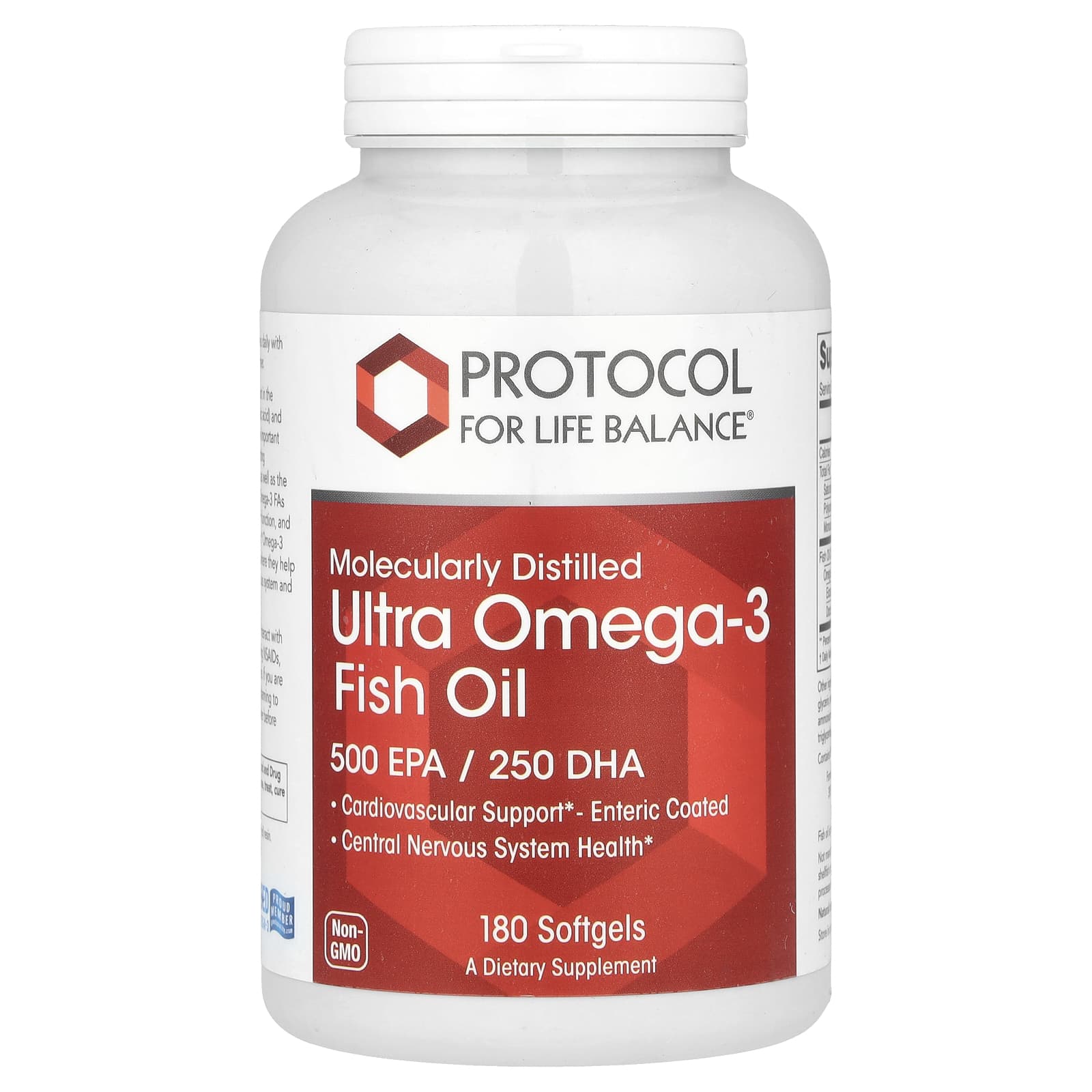 Ultra Omega 3 x180 Sg - Protocol For Life Balance - Protocol For Life Balance