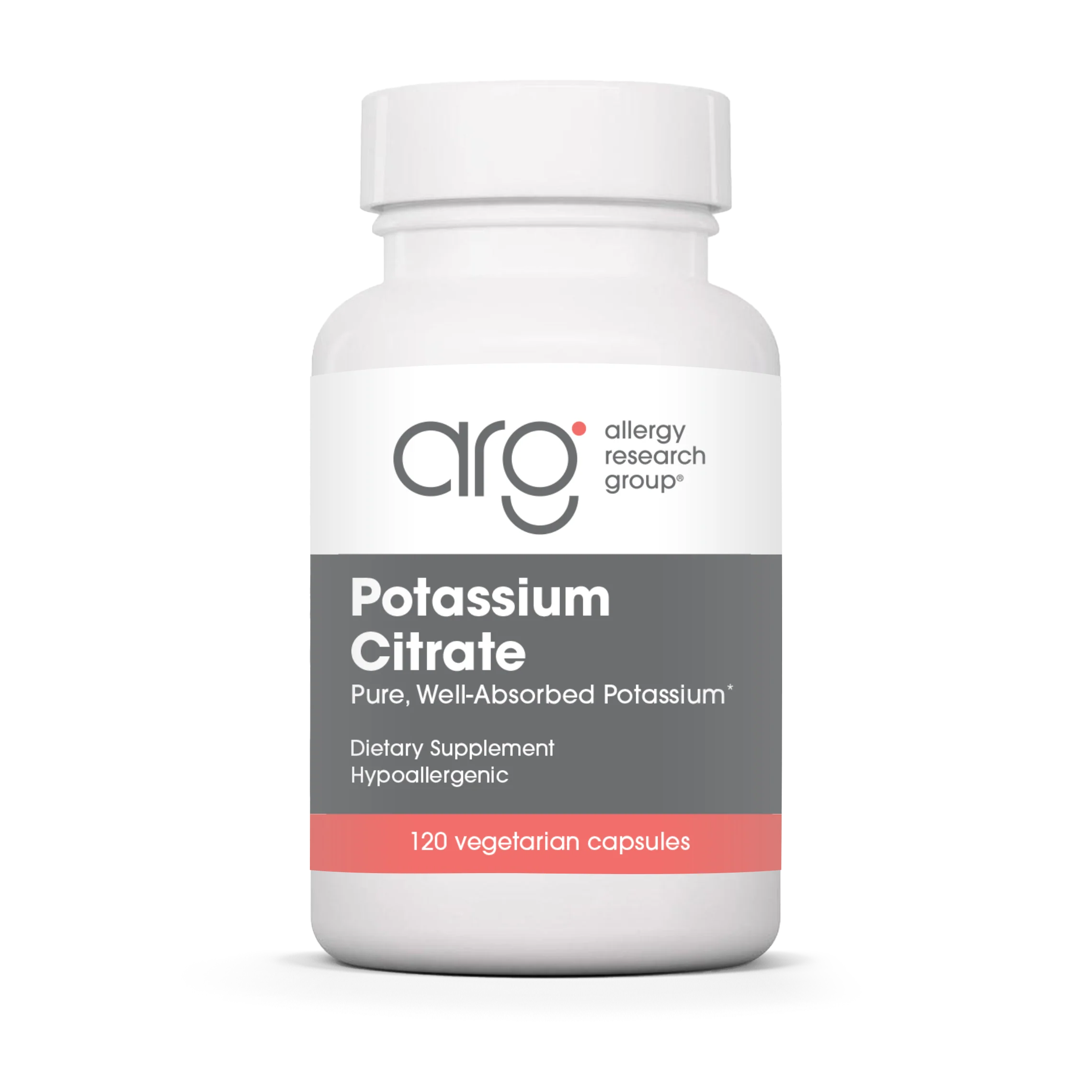 Potassium Citrate 99mg x120 C. - Allergy Research Group - Allergy Research Group