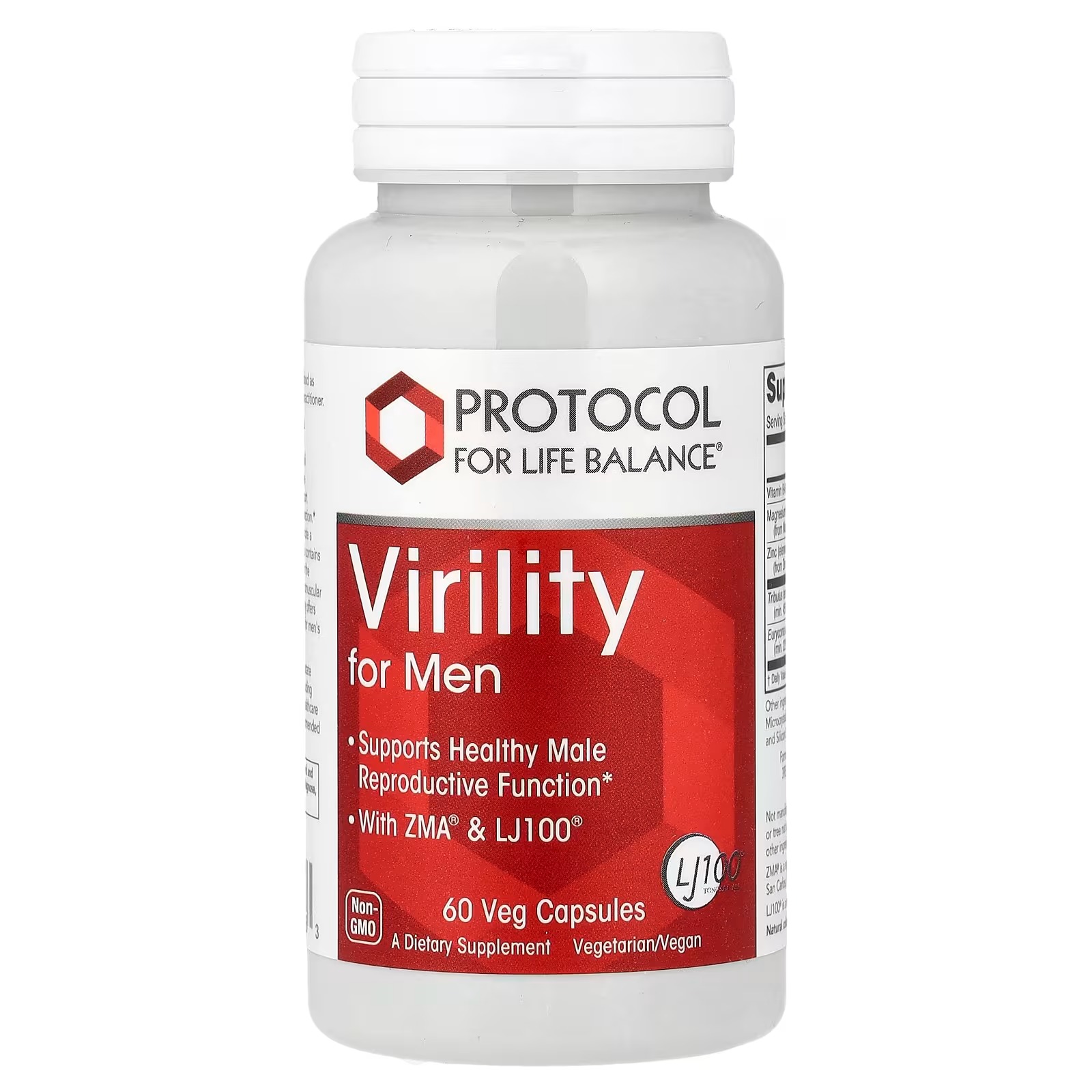 Virility for Men x60 C. - Protocol For Life Balance - Protocol For Life Balance