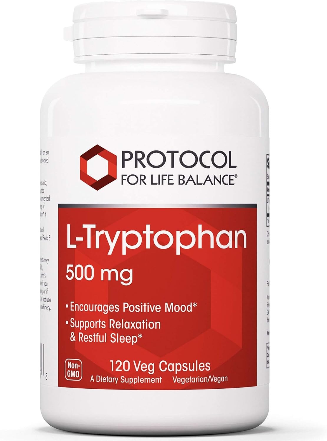 L-Tryptophan 500mg x120 C. - Protocol For Life Balance - Protocol For Life Balance