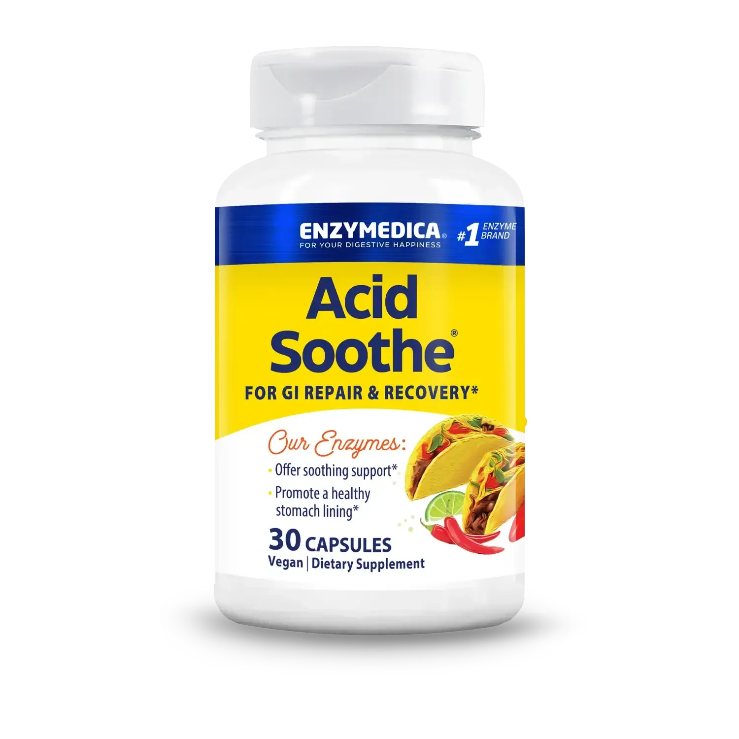 Acid Soothe Masticable x30 Berry - Enzymedica - Enzymedica