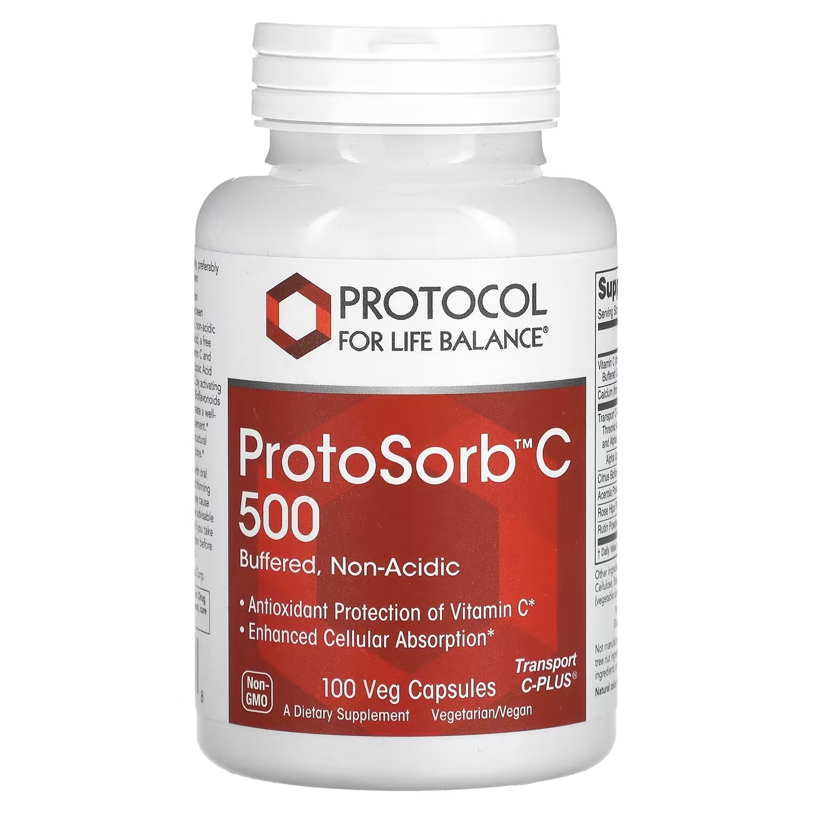 Protosorb C 500 Buffered x100 C. - Protocol For Life Balance - Protocol For Life Balance