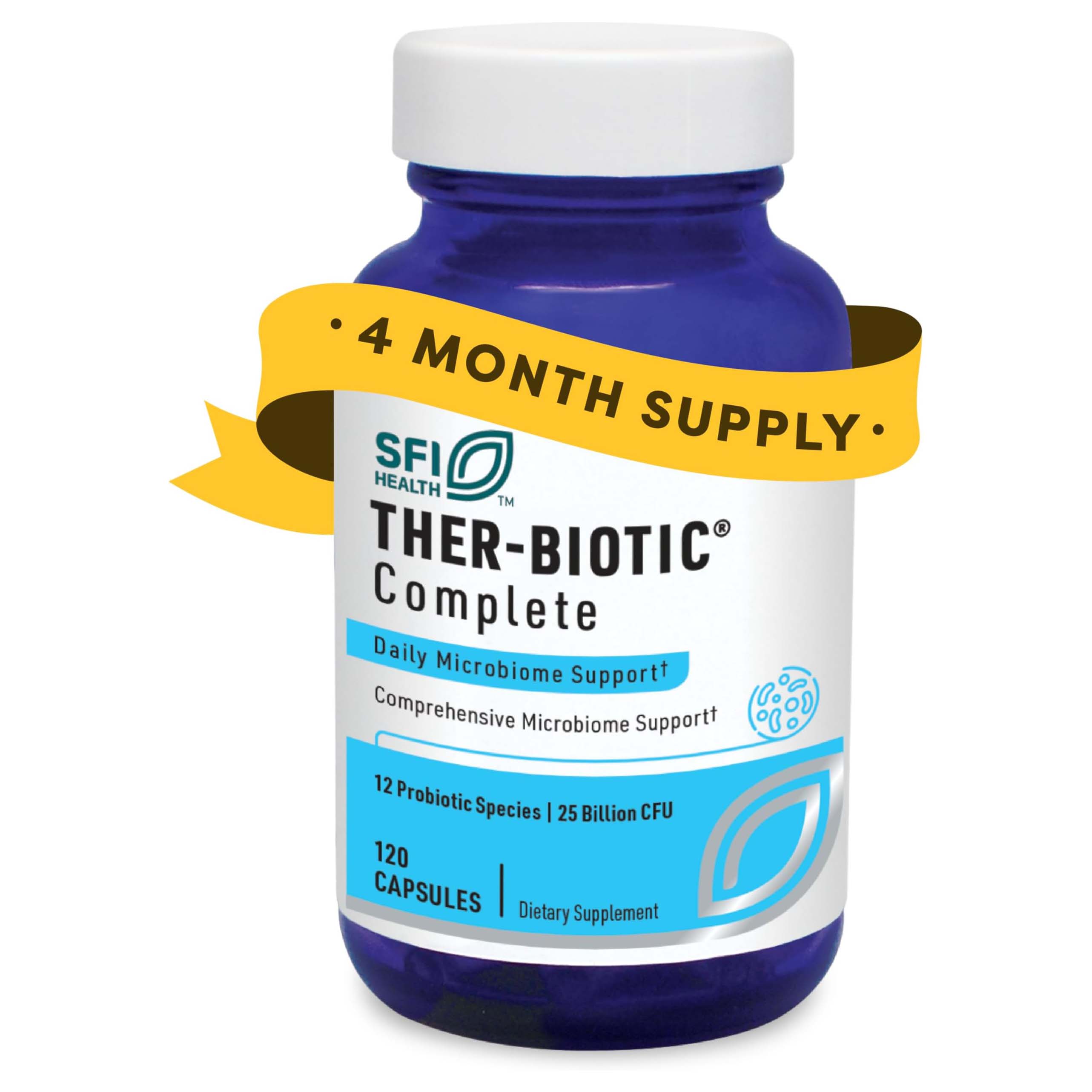 Ther Biotic Complete 25+ Billion CFUs x120 - SFI Health - SFI Health
