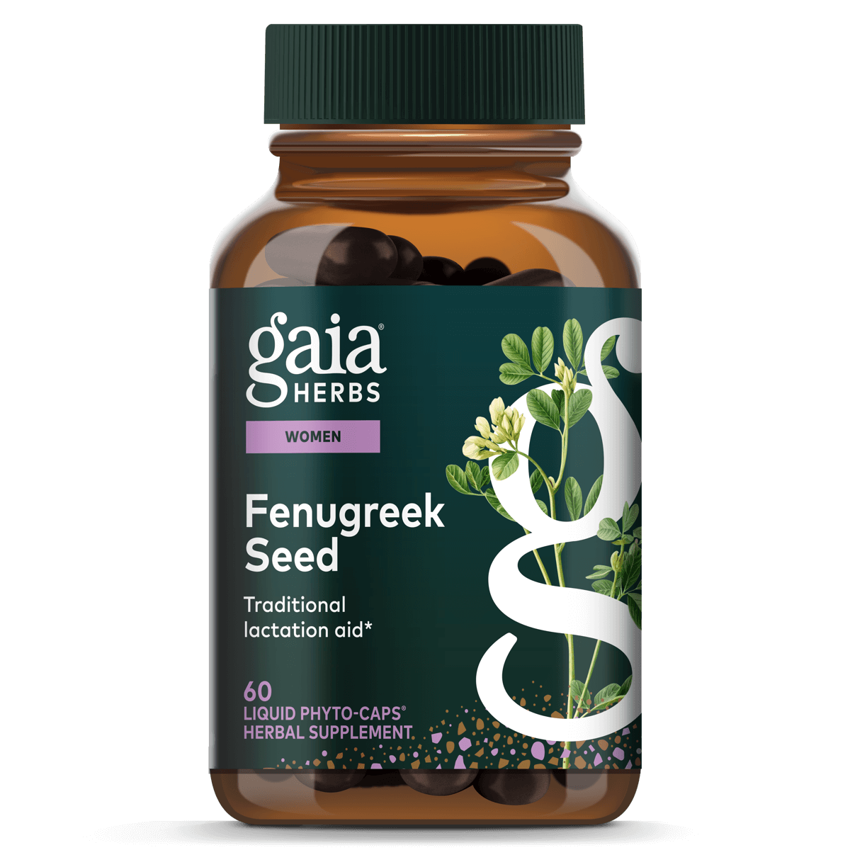 Fenugreek Seed 780mg x60 Softgls - Gaia Herbs - Gaia Herbs