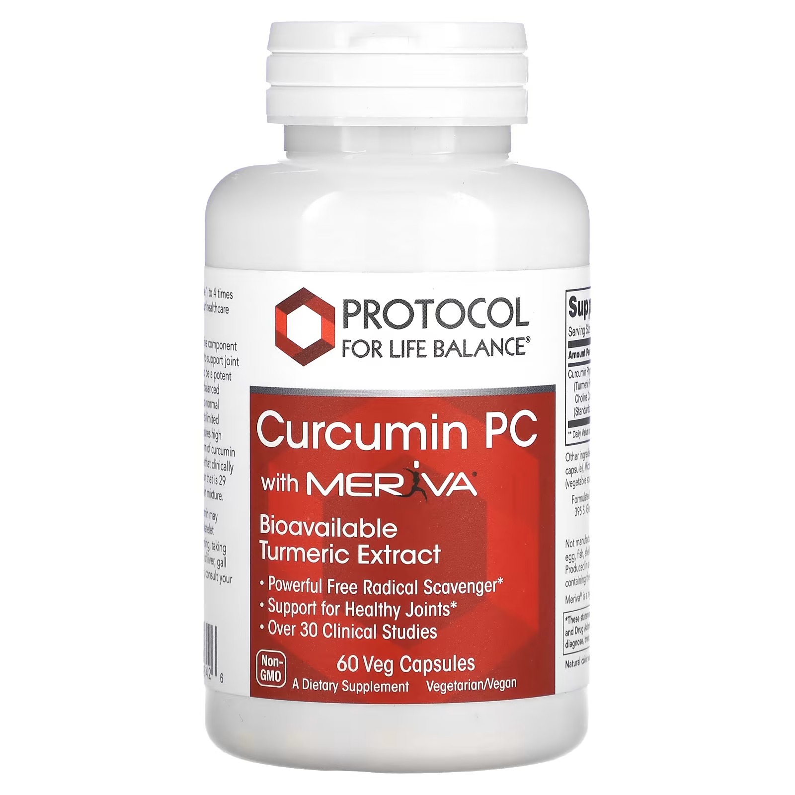 Curcumin Phytosome PC Meriva x60 C. - Protocol For Life Balance - Protocol For Life Balance