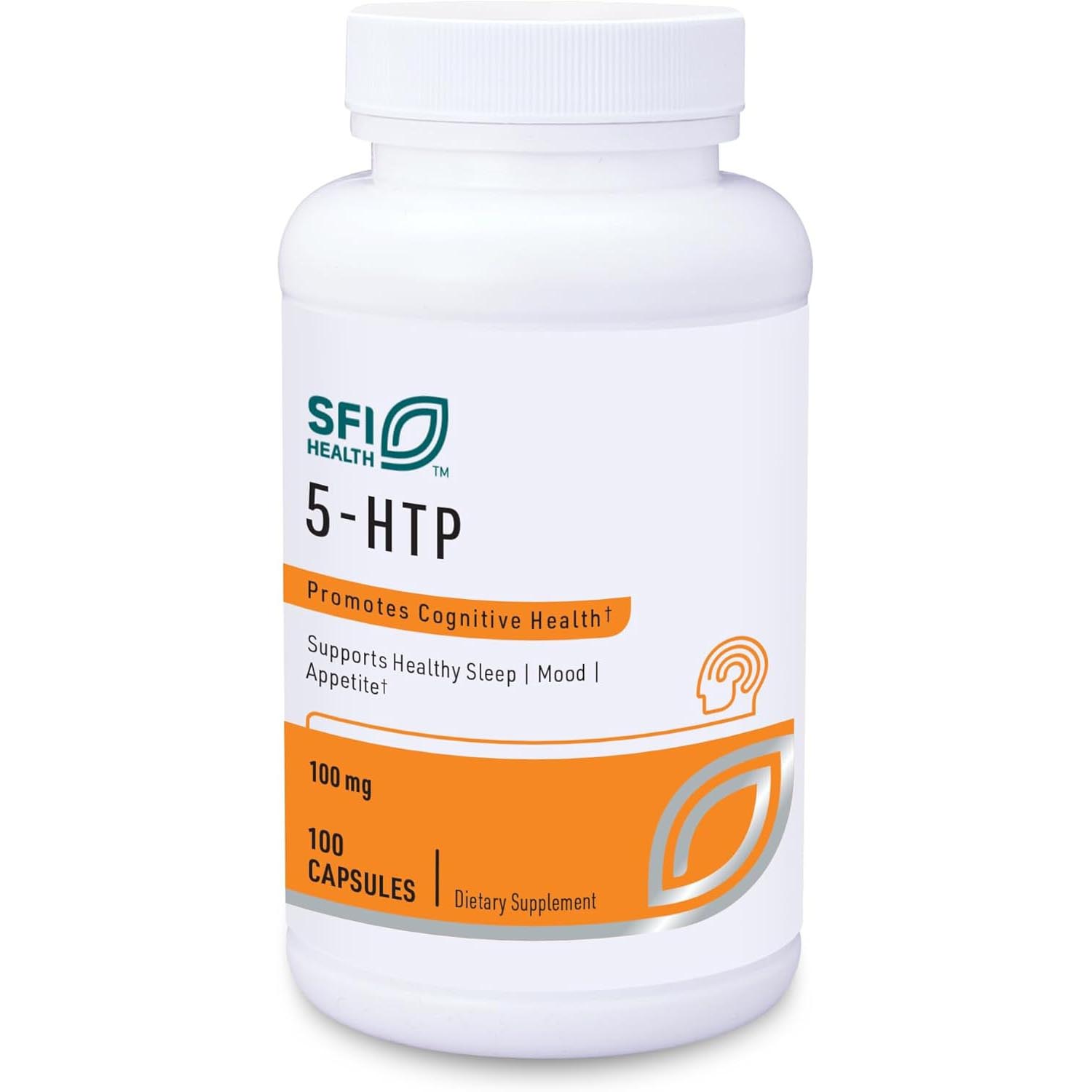 5-HTP 100mg x100 Caps - SFI Health - SFI Health