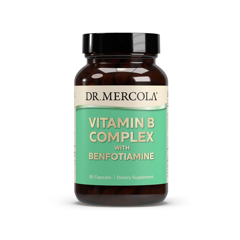 Vitamin B Complex + Benfotiamine x60 C. - Dr. Mercola - Dr. Mercola