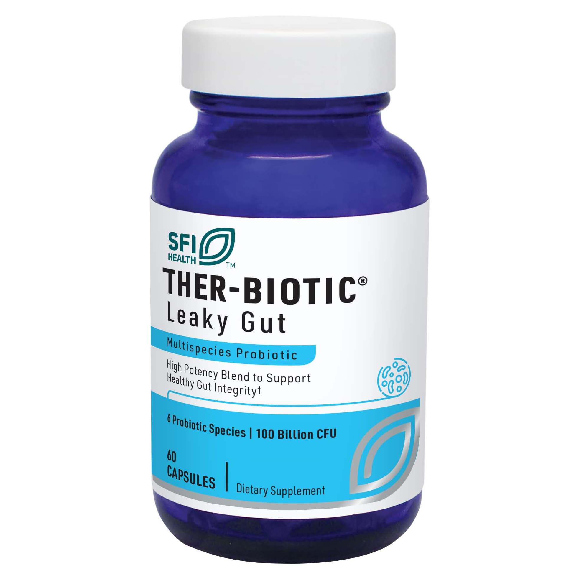 Ther Biotic Leaky Gut Factor 6 100 Billion x60 C. - SFI Health - SFI Health