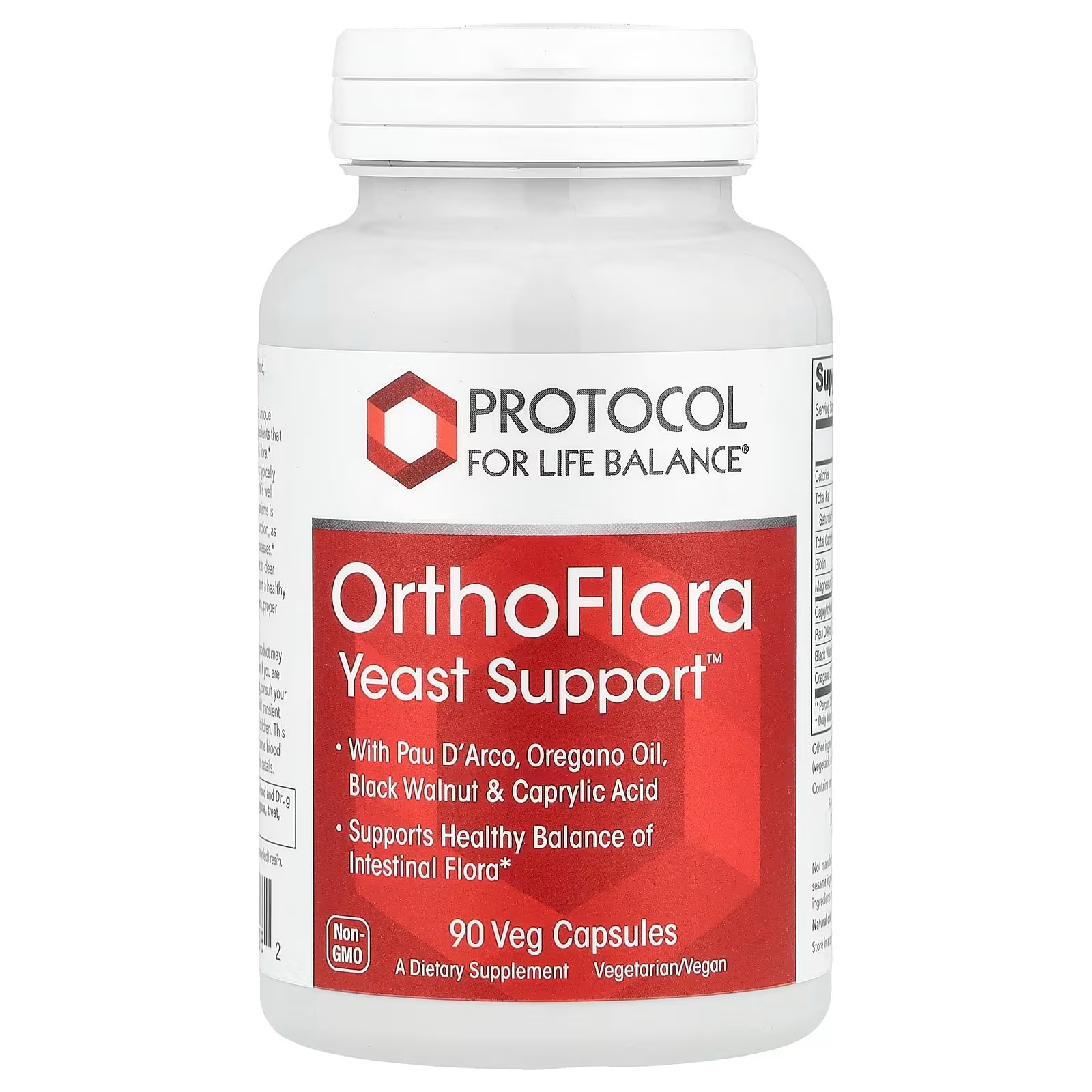 OrthoFlora Yeast Support x90 C. - Protocol For Life Balance - Protocol For Life Balance