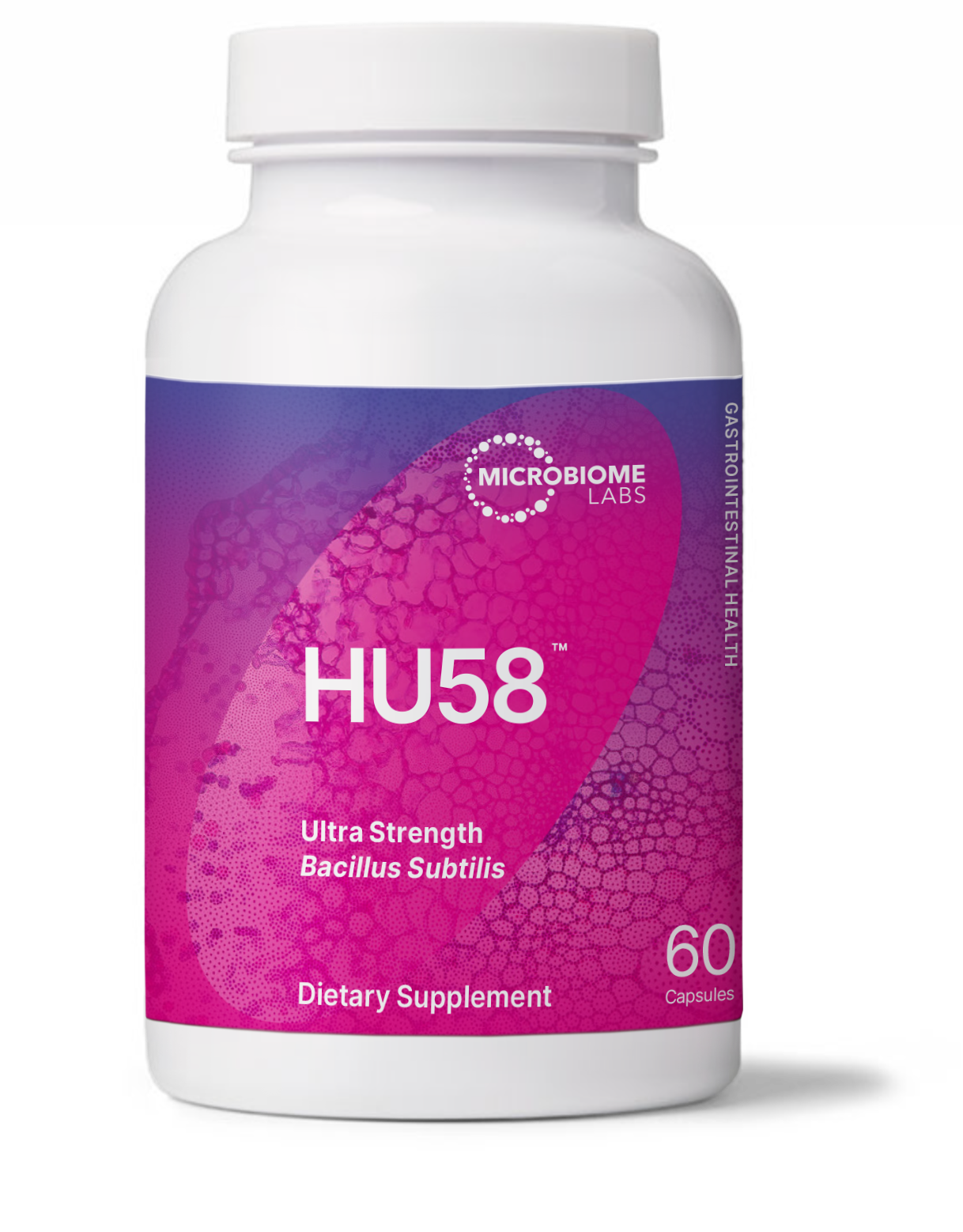 HU58 Bacillus Subtilis 10 Billion x60 Caps - Microbiome Labs - Microbiome Labs