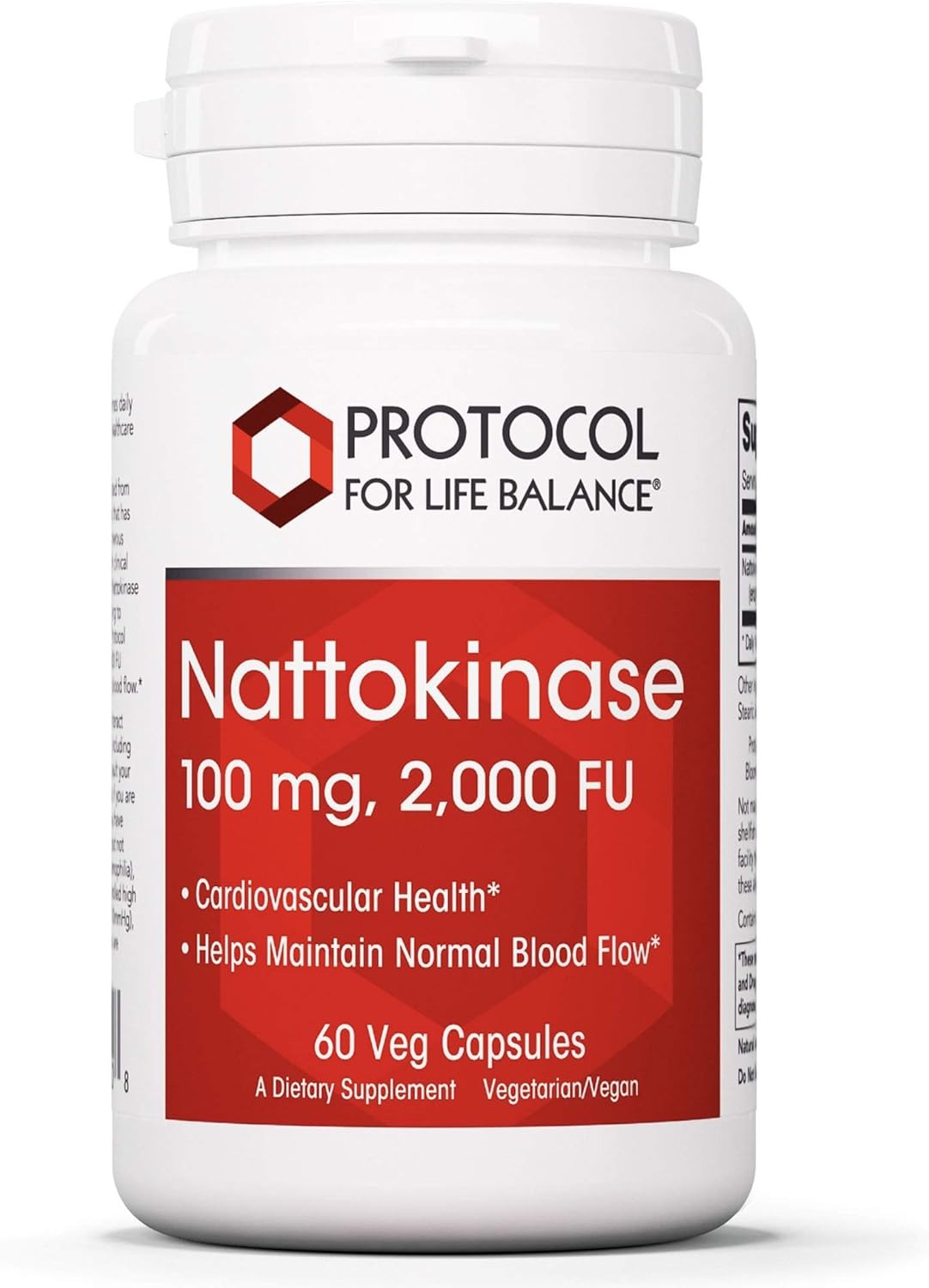 Nattokinase 100mg 2,000 FU x60 Caps - Protocol For Life Balance