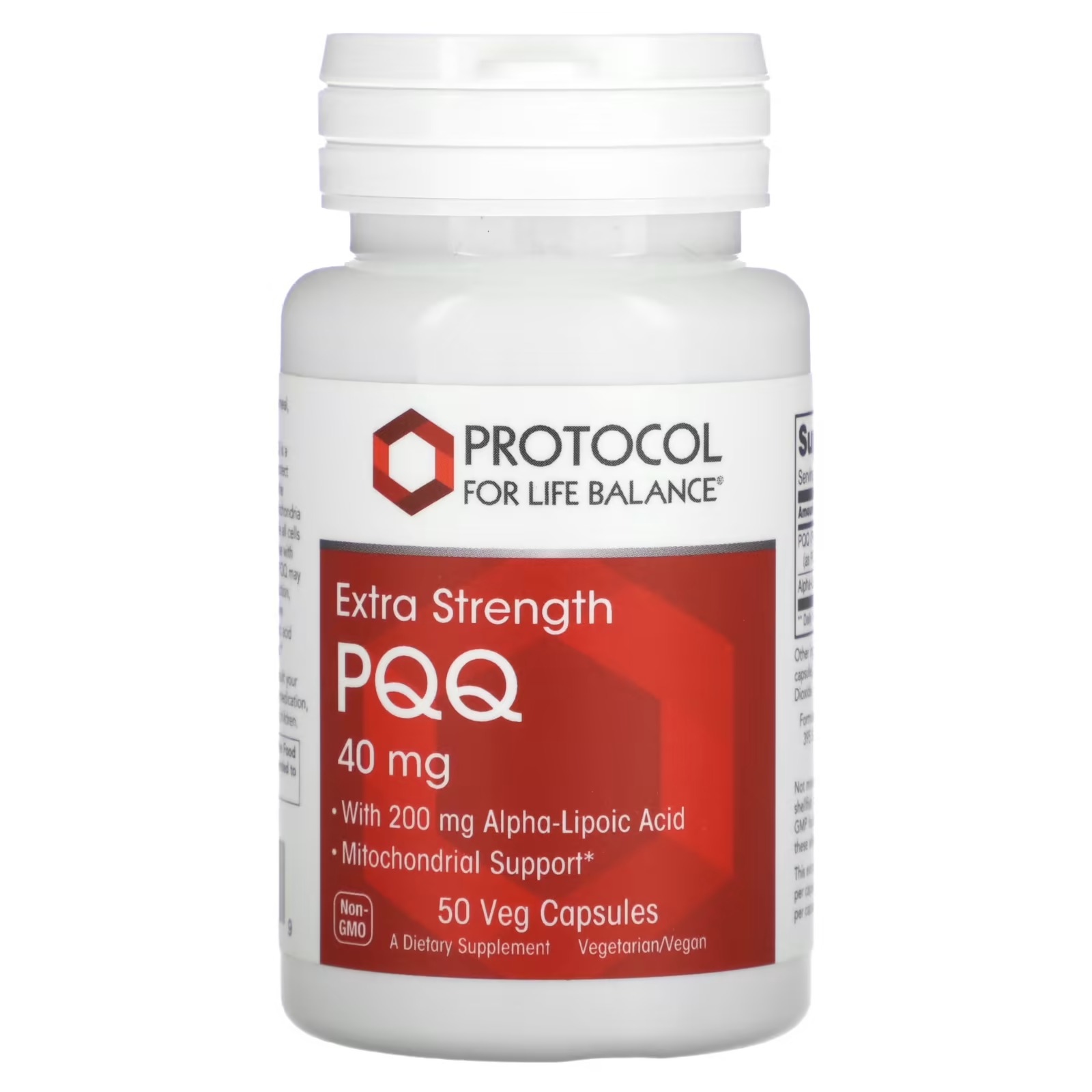 PQQ Extra Fuerte 40mg x50 C. - Protocol For Life Balance - Protocol For Life Balance