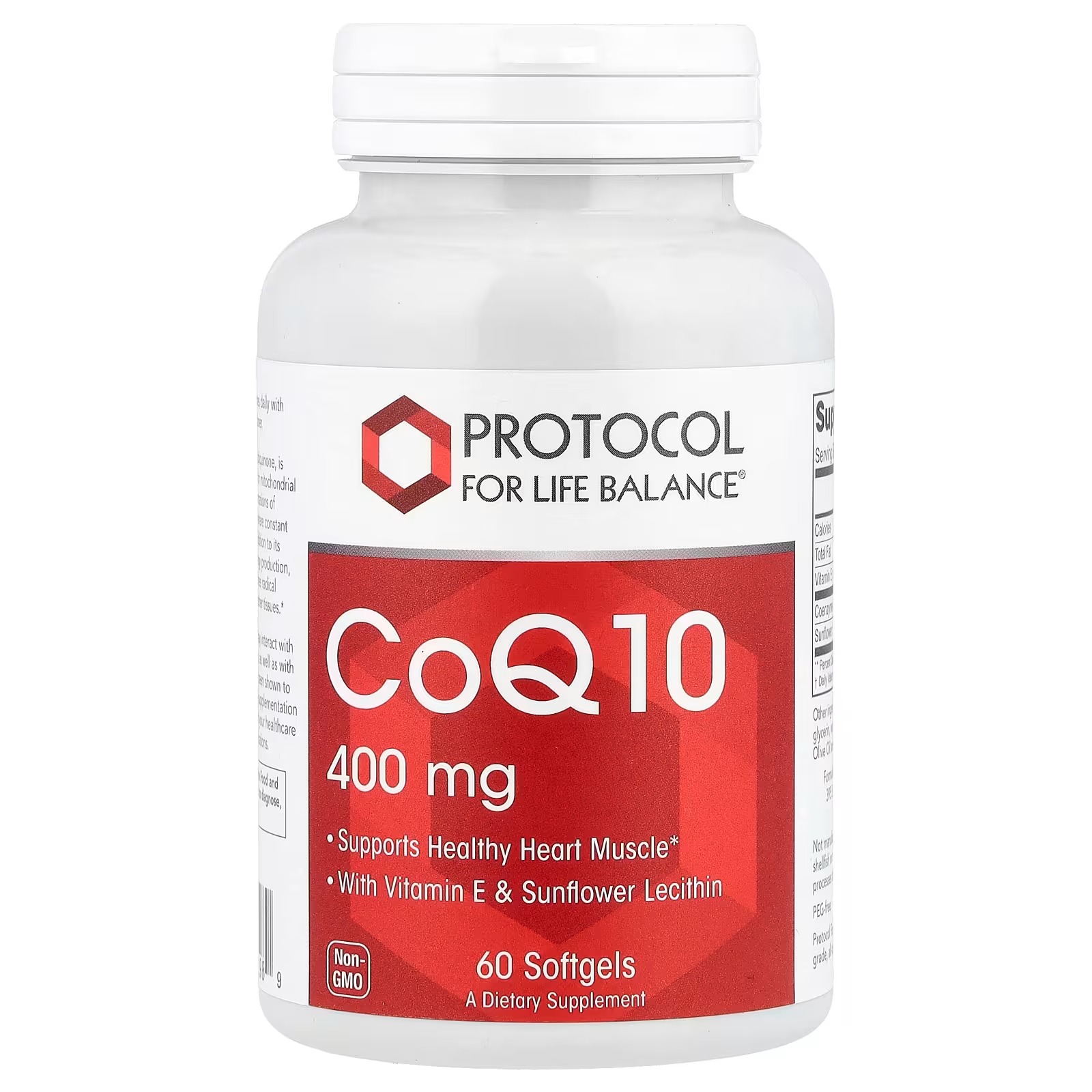 CoQ10 400mg x60 Sg - Protocol For Life Balance - Protocol For Life Balance