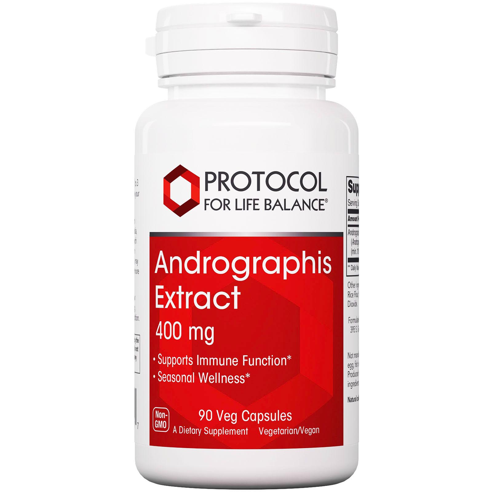 Andrographis Extract 400mg x90 Caps - Protocol for Life Balance - Protocol For Life Balance