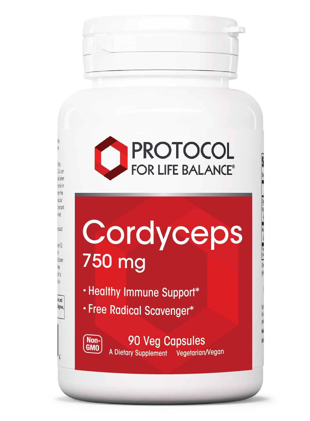 Cordyceps Organic 750mg x90 C. - Protocol For Life Balance - Protocol For Life Balance