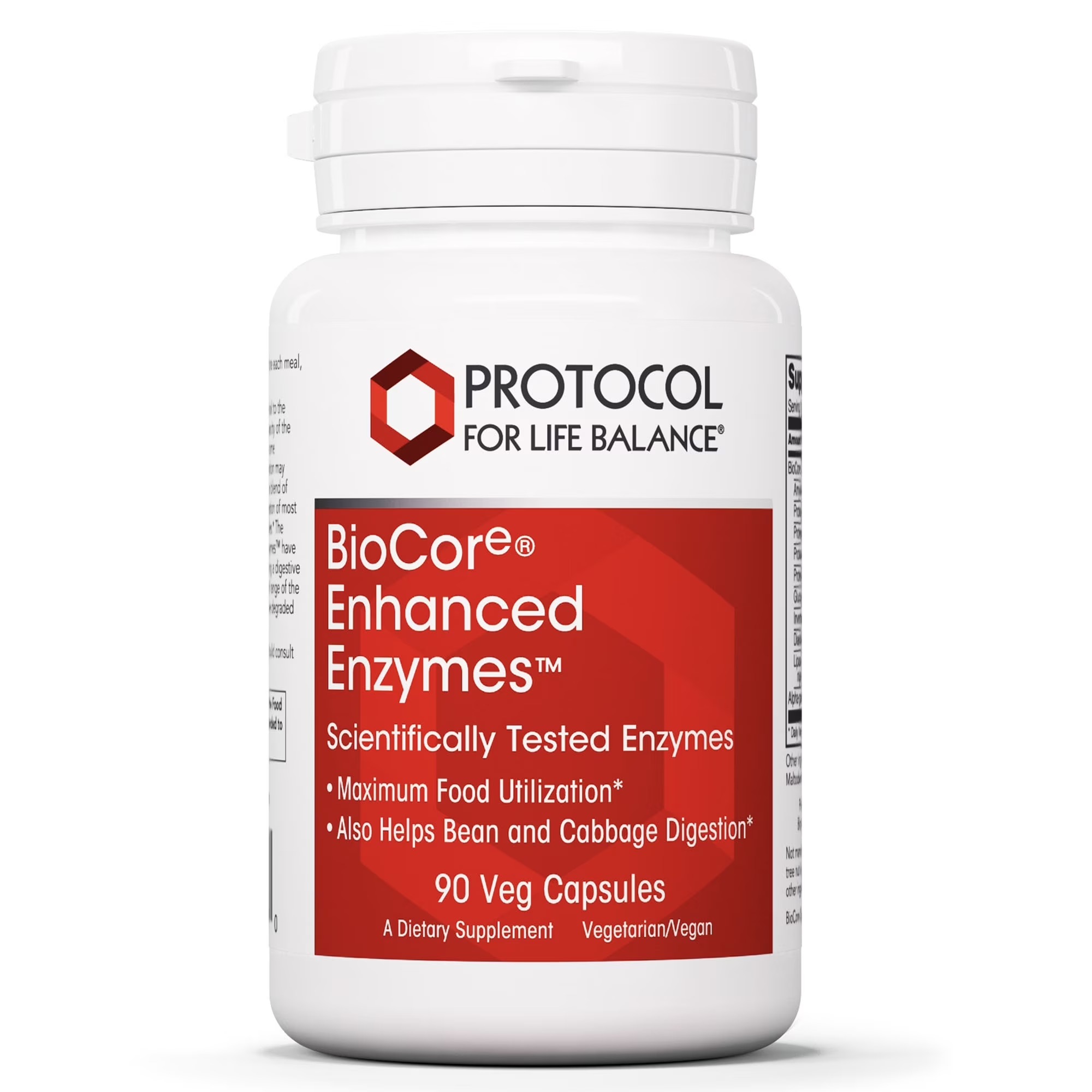 BioCore Enhanced Enzymes x90 C. - Protocol For Life Balance - Protocol For Life Balance