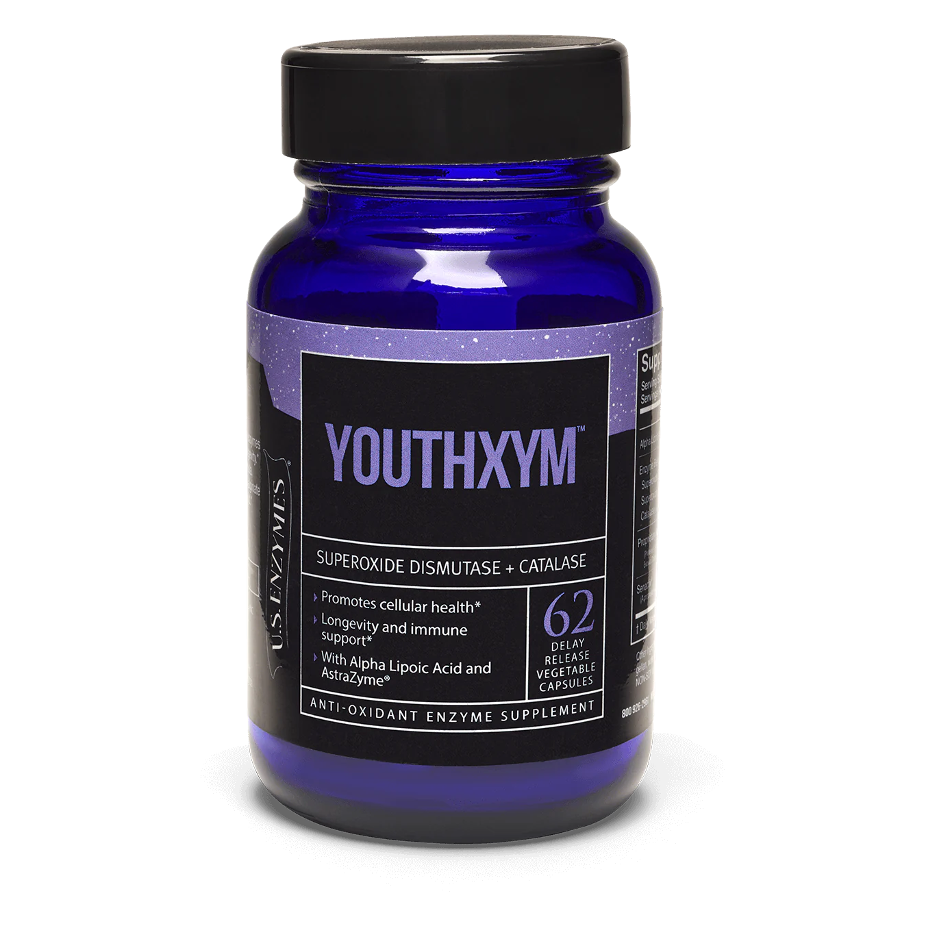 YouthXym x62 Caps - US Enzymes - US Enzymes