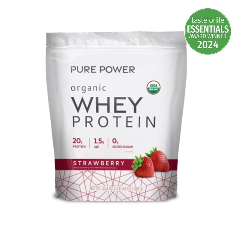 Whey Protein 20.6 Oz. Strawberry - Dr. Mercola - Dr. Mercola