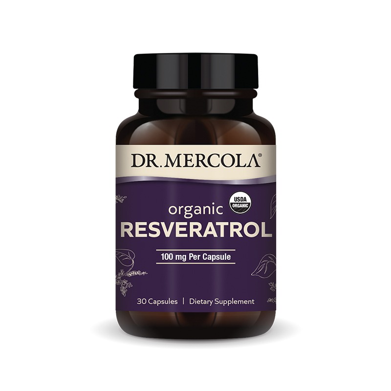 Resveratrol Organic 100mg x30 C - Dr. Mercola - Dr. Mercola