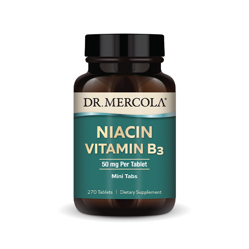 Niacin Vitamin B3 50mg x270 T. - Dr. Mercola - Dr. Mercola