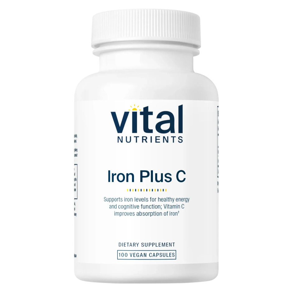 Iron Plus C 20/200mg x100 C - Vital Nutrients - Vital Nutrients