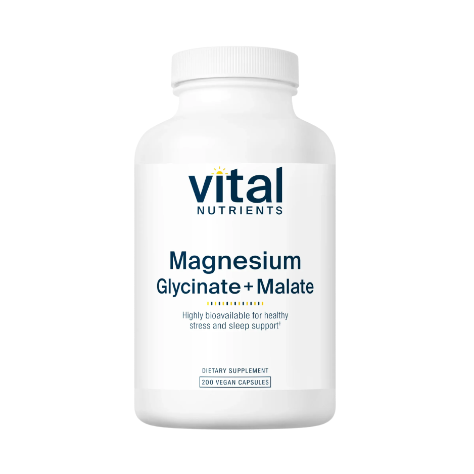 Magnesium Glycinate/ Malate 120mg x100 C - Vital Nutrients - Vital Nutrients