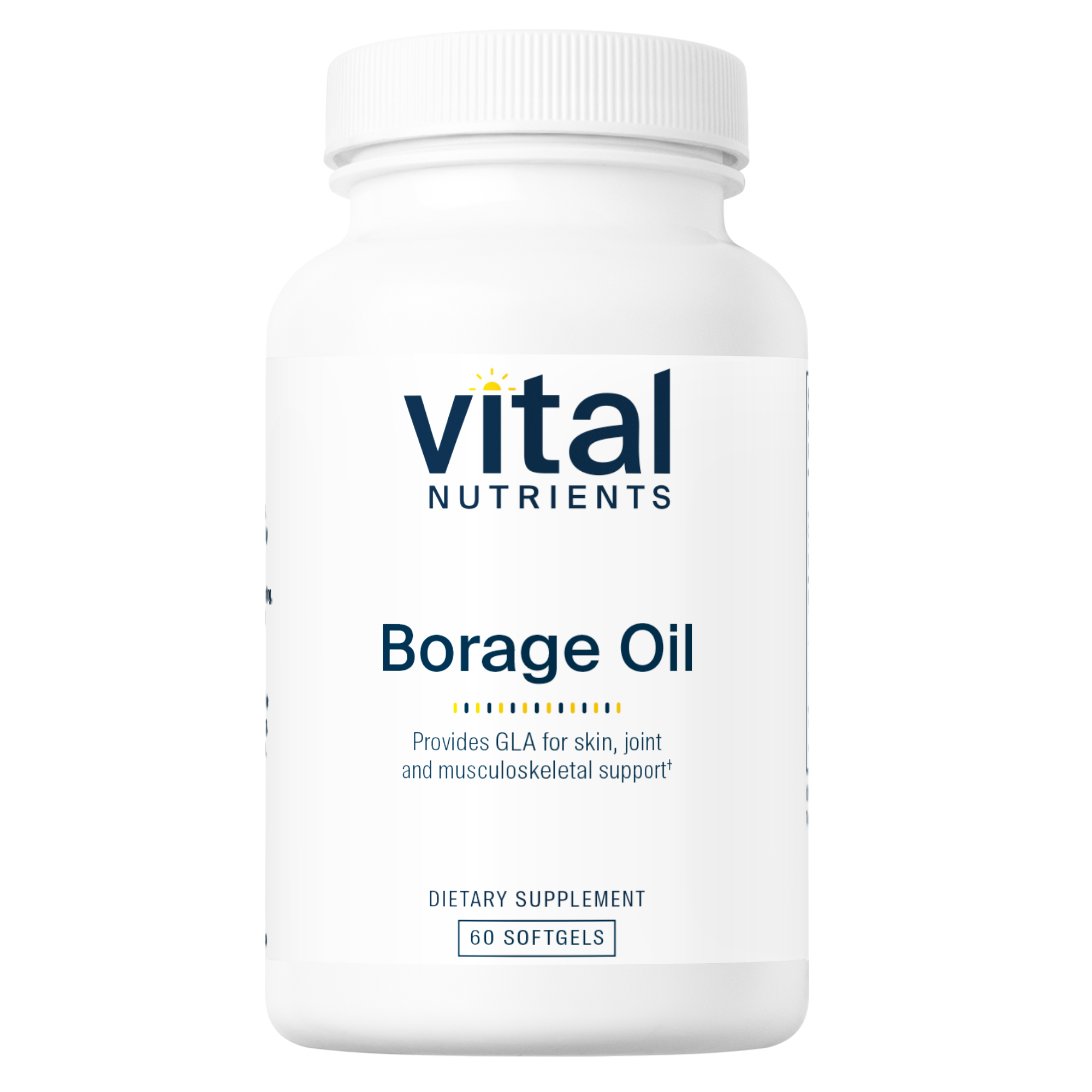 Borage Oil 1000mg x60 Sg - Vital Nutrients - Vital Nutrients