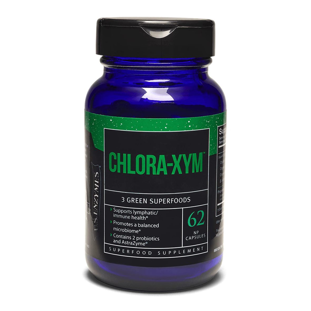 Chlora-Xym x62 Caps. US Enzymes - US Enzymes