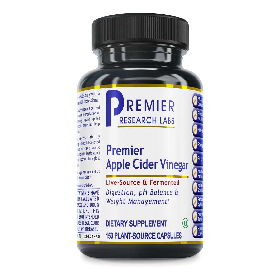 Apple Cider Vinegar x120 C. - Premier Research Labs - Premier Research Labs