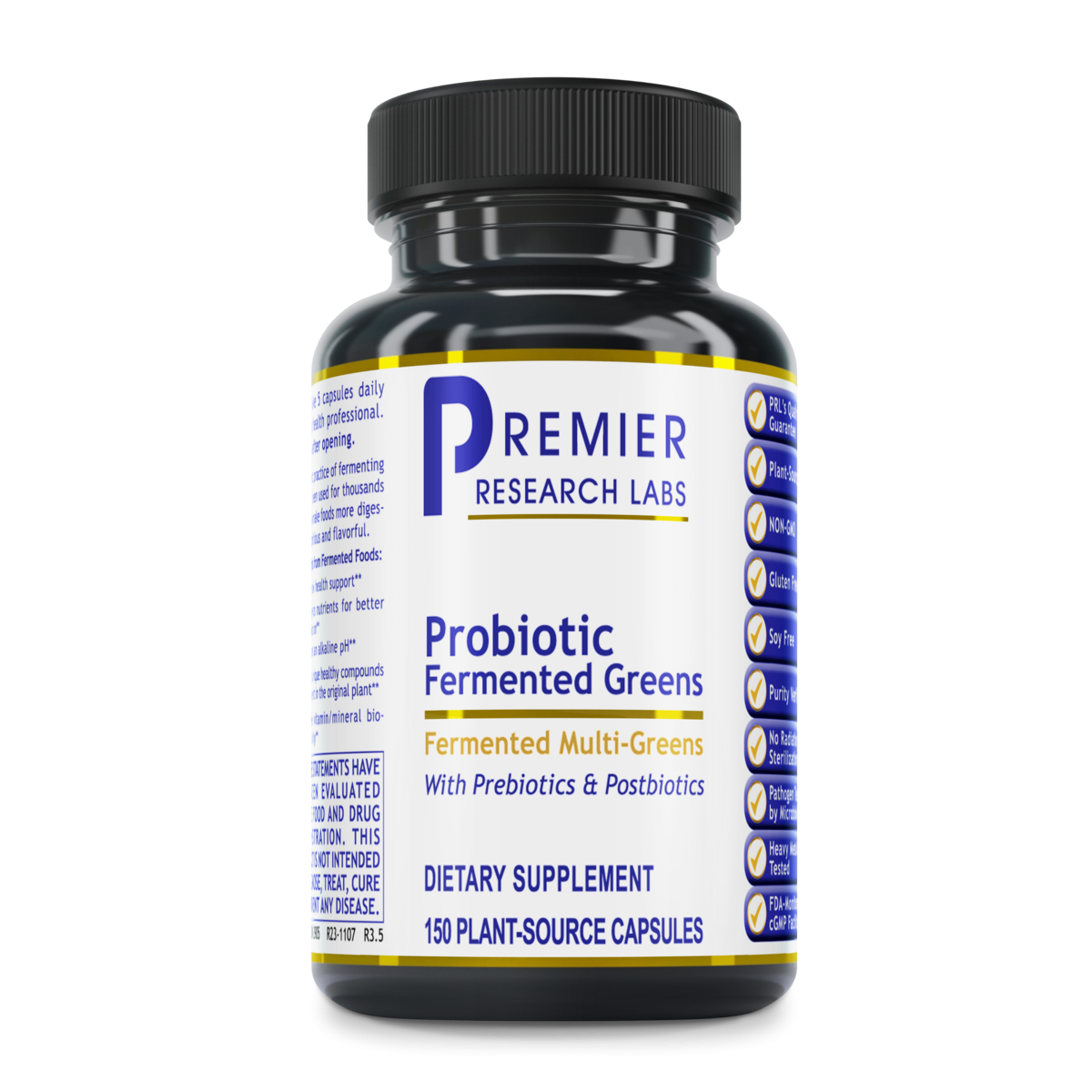 Probiotic Fermented Greens x150 Caps. - Premier Research Labs - Premier Research Labs