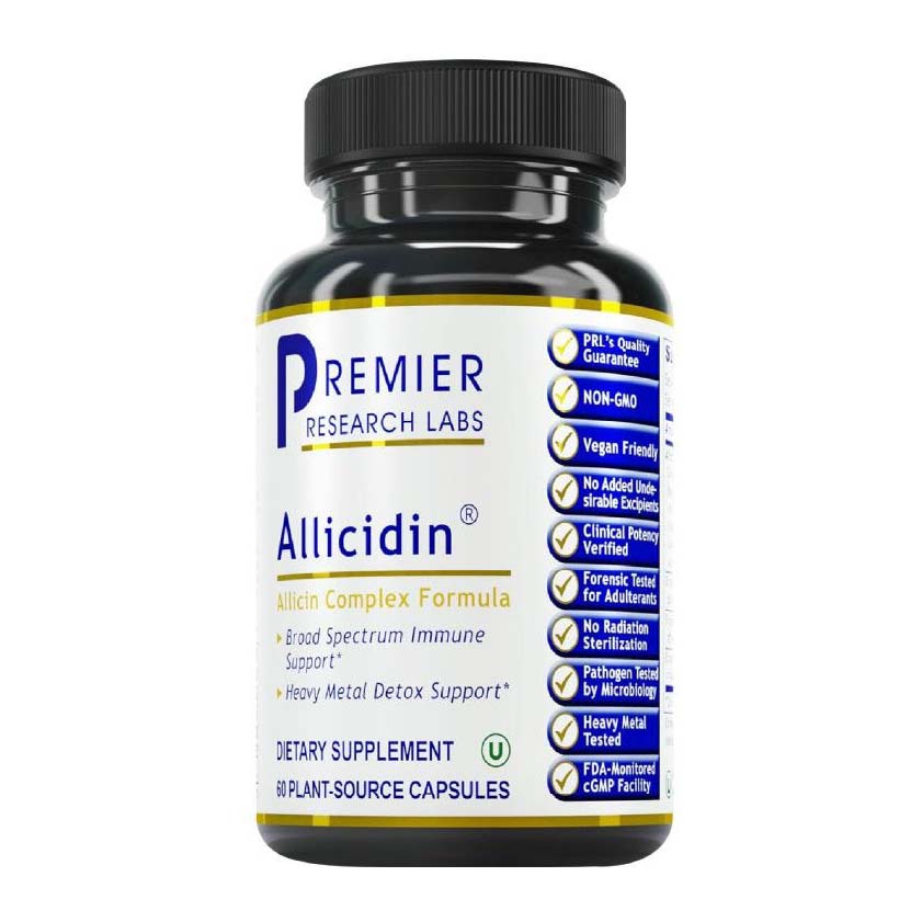 Allicidin x60 Caps. - Premier Research Labs - Premier Research Labs