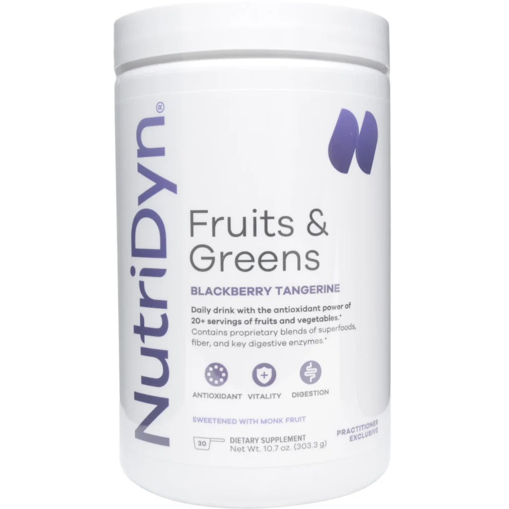 Fruits & Greens (Blackberry Tangerine) 10.7 Oz / 303g. - NutriDyn - NutriDyn