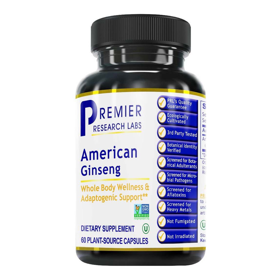 American Ginseng x60 Caps. - Premier Research Labs - Premier Research Labs
