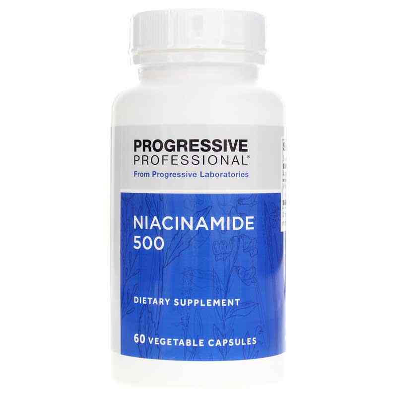 Niacinamide 500 x60 Caps. Progressive Professional - Progressive Laboratories