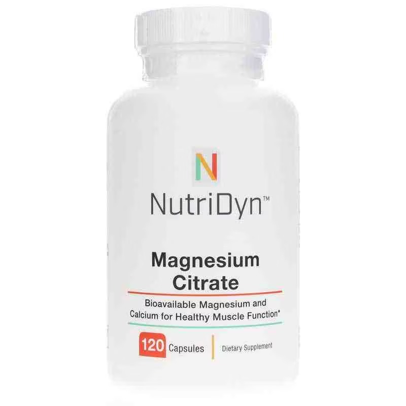 Magnesium Citrate x120 Caps. - NutriDyn - NutriDyn