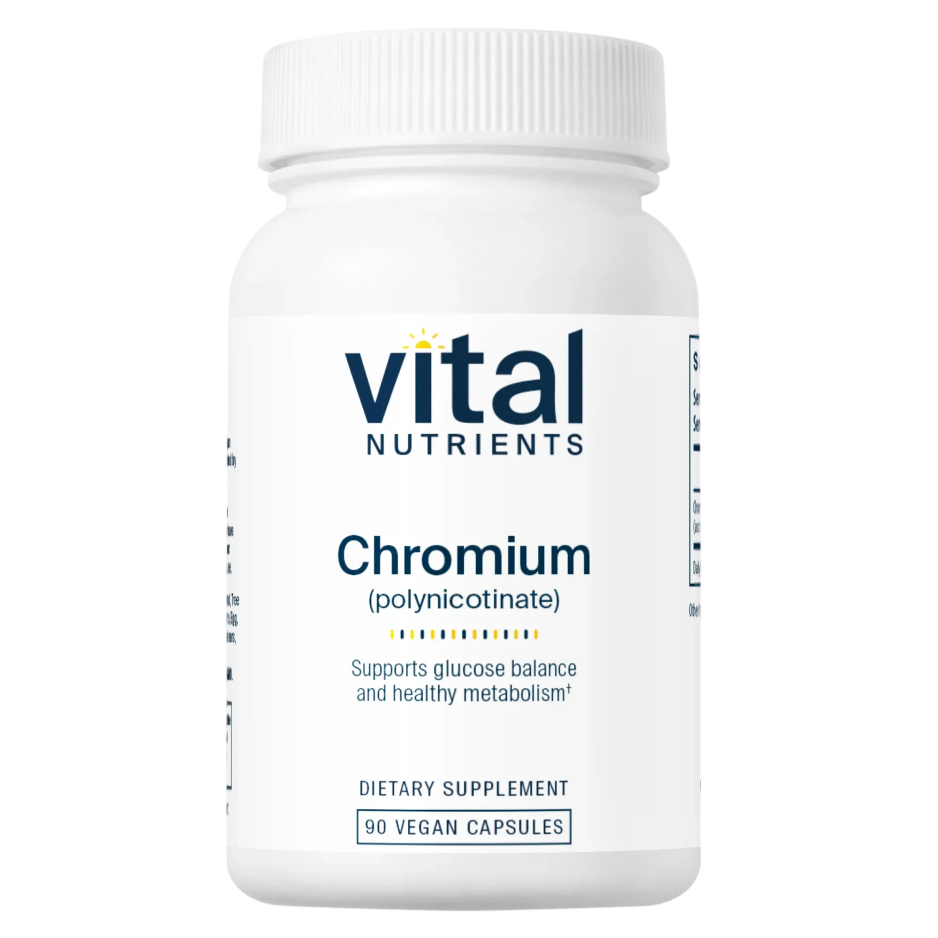 Chromium (Polynicotinate) 200mcg x90 Caps. Vital N. - Vital Nutrients