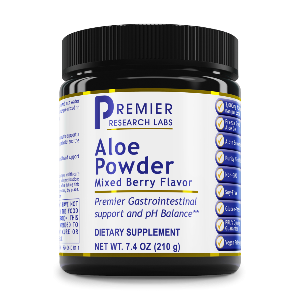 Aloe Powder 7.4 Oz / 210g. - Premier Research Labs - Premier Research Labs
